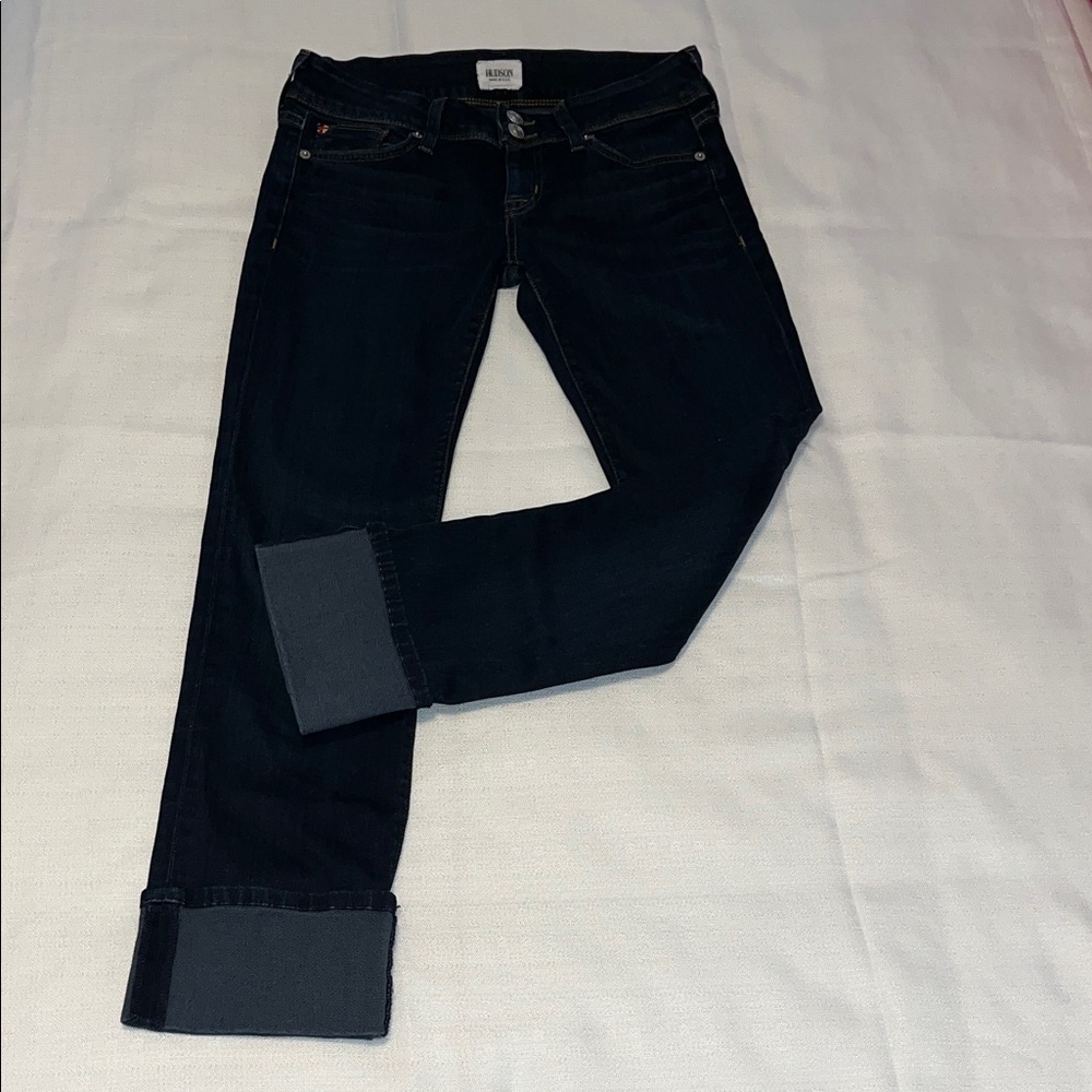 Hudson Jeans Ginny Crop Straight with cuff. Y2K